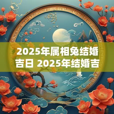 2025年属相兔结婚吉日 2025年结婚吉日兔羊