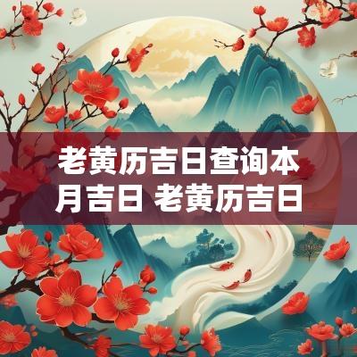 老黄历吉日查询本月吉日 老黄历吉日查询提车吉日