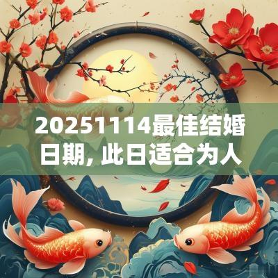 20251114最佳结婚日期, 此日适合为人生新篇章开启良机
