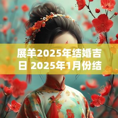 展羊2025年结婚吉日 2025年1月份结婚最好吉日