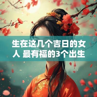 生在这几个吉日的女人 最有福的3个出生吉日女