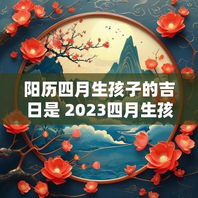 阳历四月生孩子的吉日是 2025四月生孩子的吉日