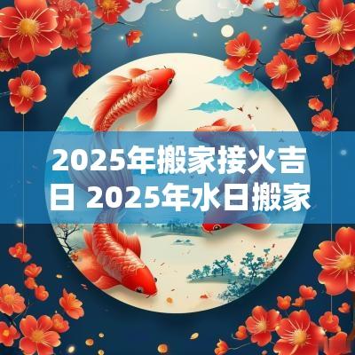 2025年搬家接火吉日 2025年水日搬家吉日一览