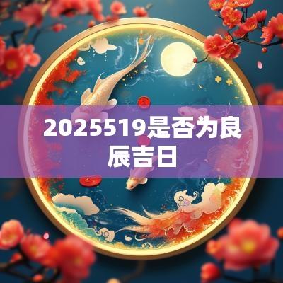 2025519是否为良辰吉日
