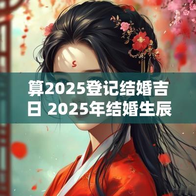 算2025登记结婚吉日 2025年结婚生辰八字定结婚日期