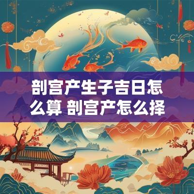 剖宫产生子吉日怎么算 剖宫产怎么择吉日