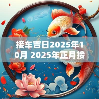 接车吉日2025年10月 2025年正月接车吉日