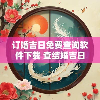 订婚吉日免费查询软件下载 查结婚吉日下载哪个软件好