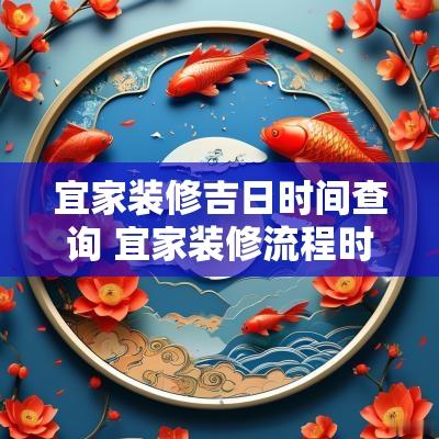 宜家装修吉日时间查询 宜家装修流程时间步骤详细