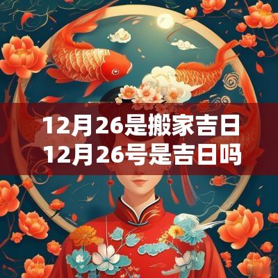 12月26是搬家吉日 12月26号是吉日吗