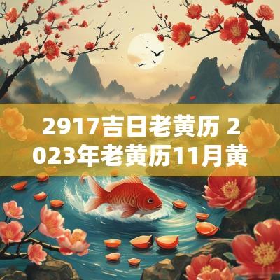 2917吉日老黄历 2025年老黄历11月黄道吉日
