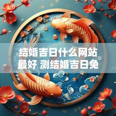 结婚吉日什么网站最好 测结婚吉日免费查询网站
