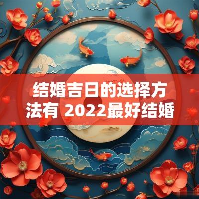 结婚吉日的选择方法有 2025最好结婚吉日