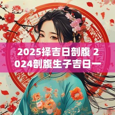 2025择吉日剖腹 2025剖腹生子吉日一览表