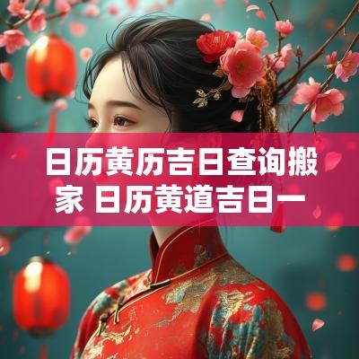 日历黄历吉日查询搬家 日历黄道吉日一览表搬家