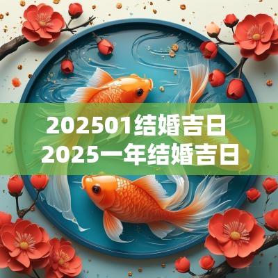 202501结婚吉日 2025一年结婚吉日一览表