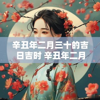 辛丑年二月三十的吉日吉时 辛丑年二月入宅吉日