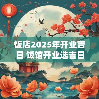 饭店2025年开业吉日 饭馆开业选吉日2025年
