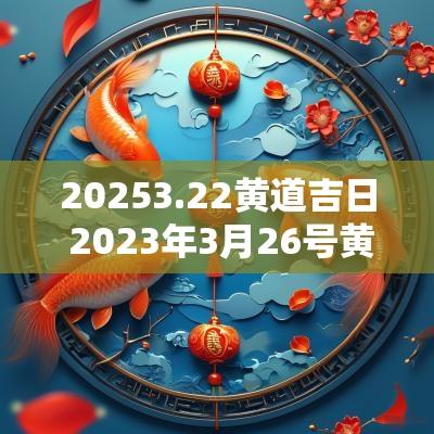20253.22黄道吉日 2025年3月26号黄道吉日