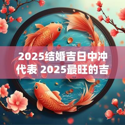 2025结婚吉日中冲代表 2025最旺的吉日12月