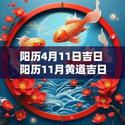阳历4月11日吉日 阳历11月黄道吉日