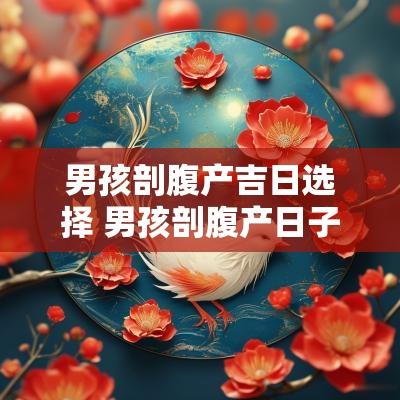 男孩剖腹产吉日选择 男孩剖腹产日子怎么选