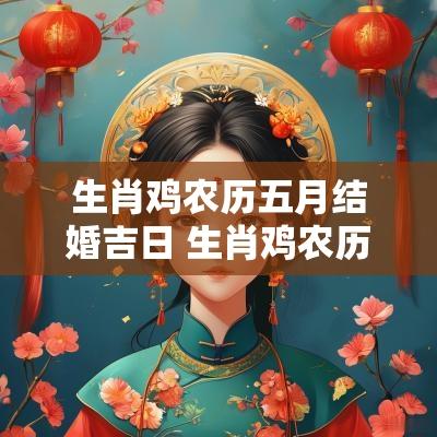 生肖鸡农历五月结婚吉日 生肖鸡农历五月搬家吉日