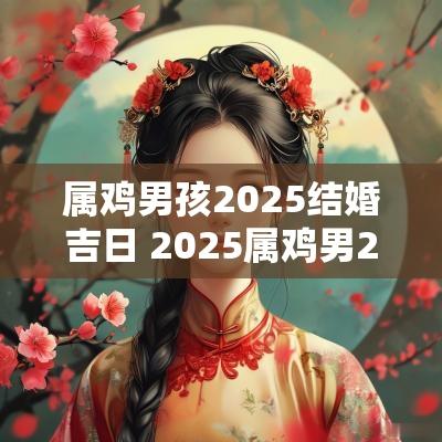 属鸡男孩2025结婚吉日 2025属鸡男2月结婚吉日