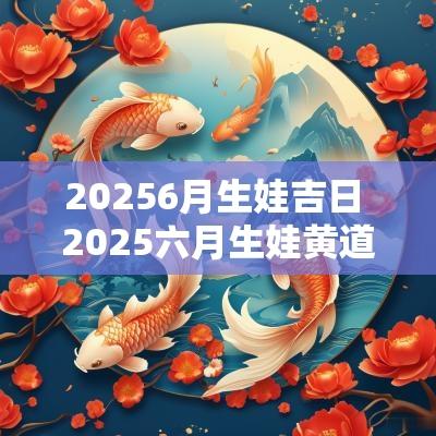 20256月生娃吉日 2025六月生娃黄道吉日
