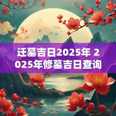 迁墓吉日2025年 2025年修墓吉日查询