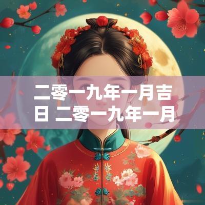 二零一九年一月吉日 二零一九年一月的吉日
