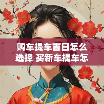 购车提车吉日怎么选择 买新车提车怎么选吉日
