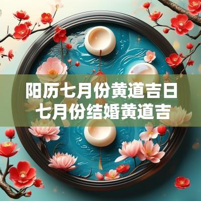 阳历七月份黄道吉日 七月份结婚黄道吉日