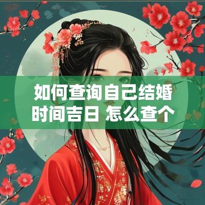 如何查询自己结婚时间吉日 怎么查个人结婚日期吉日