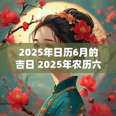 2025年日历6月的吉日 2025年农历六月份吉日