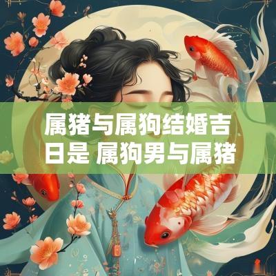 属猪与属狗结婚吉日是 属狗男与属猪女婚配吉日选择