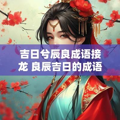 吉日兮辰良成语接龙 良辰吉日的成语接龙