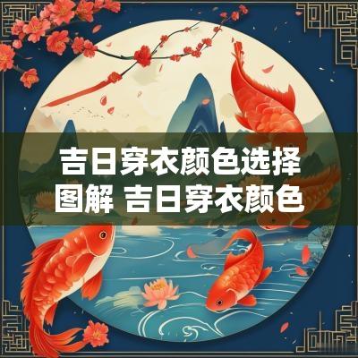 吉日穿衣颜色选择图解 吉日穿衣颜色搭配表图解
