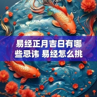 易经正月吉日有哪些忌讳 易经怎么挑选吉日和吉时