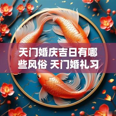 天门婚庆吉日有哪些风俗 天门婚礼习俗全过程