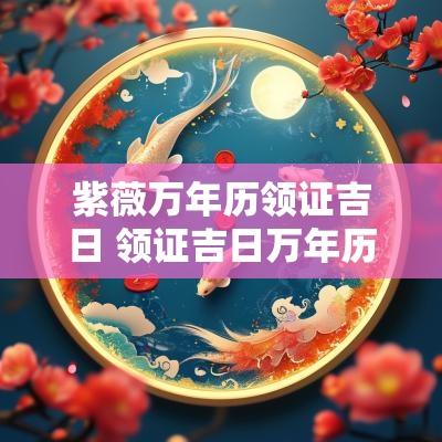 紫薇万年历领证吉日 领证吉日万年历