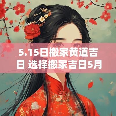 5.15日搬家黄道吉日 选择搬家吉日5月20日