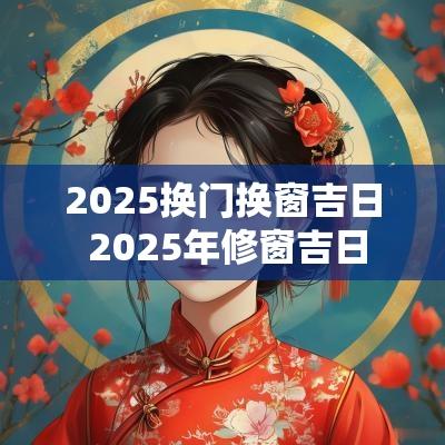 2025换门换窗吉日 2025年修窗吉日