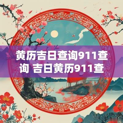 黄历吉日查询911查询 吉日黄历911查询