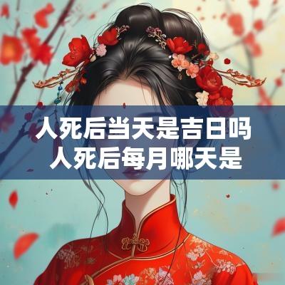 人死后当天是吉日吗 人死后每月哪天是吉日