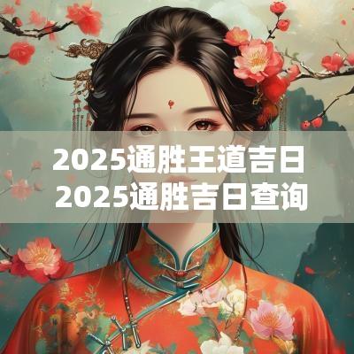 2025通胜王道吉日 2025通胜吉日查询表