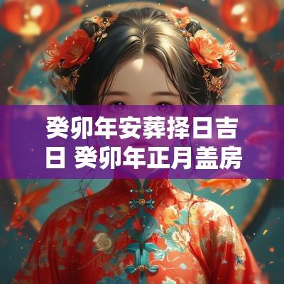 癸卯年安葬择日吉日 癸卯年正月盖房吉日
