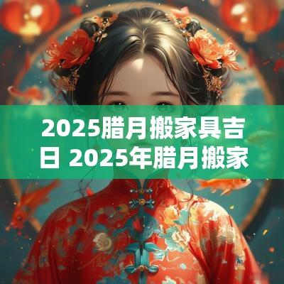 2025腊月搬家具吉日 2025年腊月搬家吉日一览表