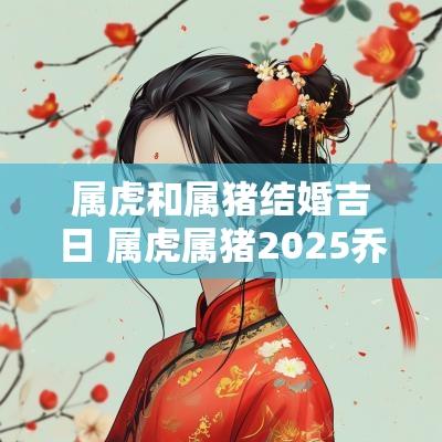 属虎和属猪结婚吉日 属虎属猪2025乔迁吉日