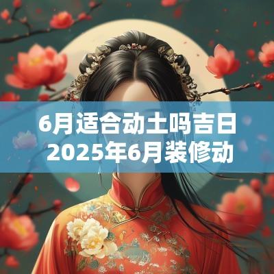 6月适合动土吗吉日 2025年6月装修动土吉日